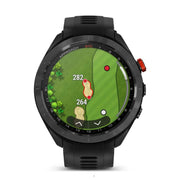 Garmin Approach S70 47 mm Premium GPS Golf Watch, Black Band (010-02746-02)