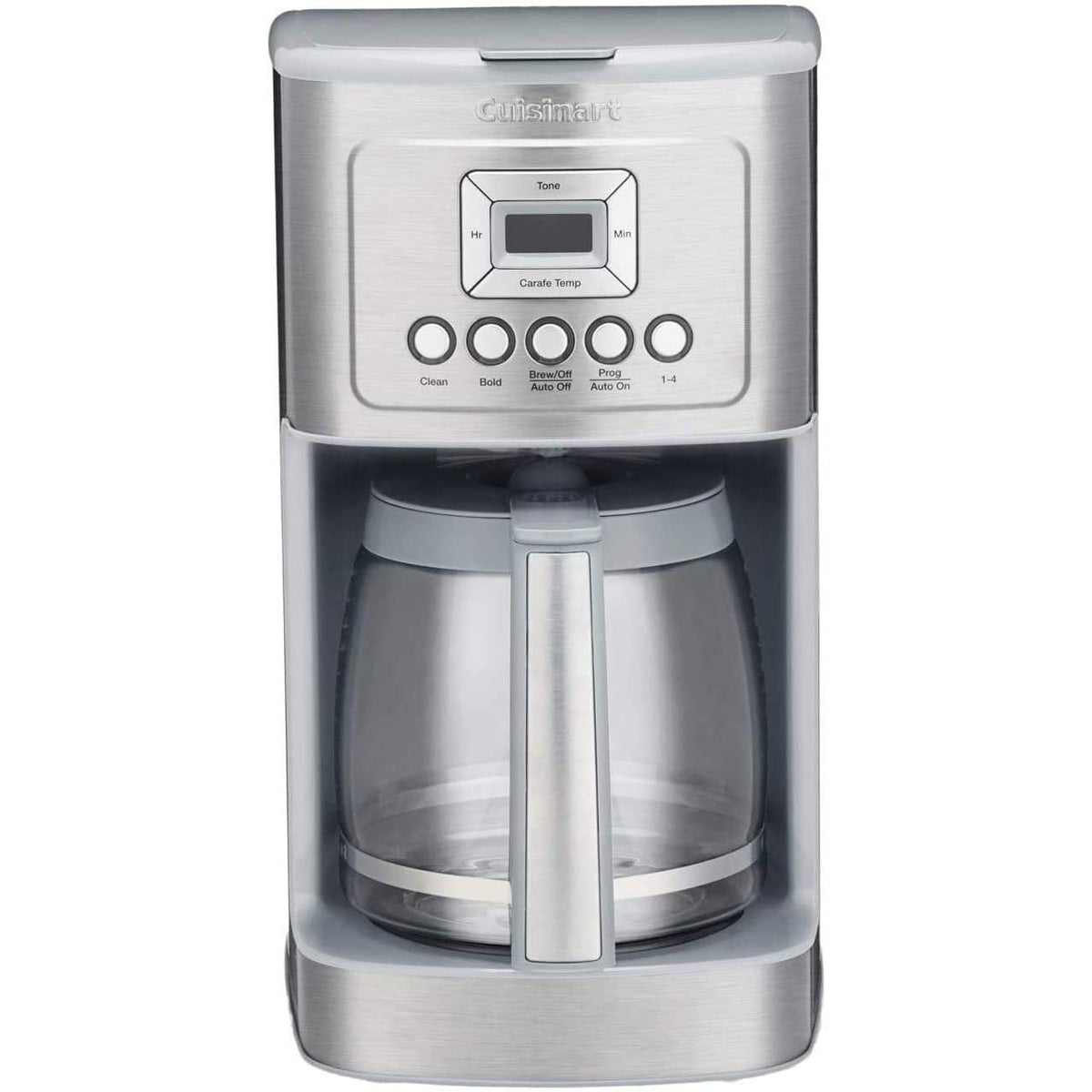 Cuisinart DCC-3200 Programmable Coffeemaker w/ Glass Carafe, Stainless Steel Handle - Grey