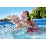 Intex 26175EH Easy Set Inflatable Pool (18' x 48") + Deluxe Pool Skimmer