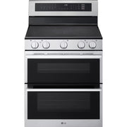 LG 30-inch, 7.3 cu. ft. Smart Electric Double Oven Freestanding Range with ProBake Convection® LDEL7324YE