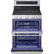 LG 30-inch, 7.3 cu. ft. Smart Electric Double Oven Freestanding Range with ProBake Convection® LDEL7324YE
