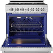 Thor Kitchen 36-inch Freestanding Gas Range with Precision Knob Control RSG36P