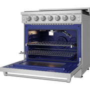 Thor Kitchen 36-inch Freestanding Gas Range with Precision Knob Control RSG36P