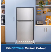 GE 30-inch, 19 cu. ft. Freestanding Top Freezer Refrigerator with Garage-Ready Performance GPS19KYZFS
