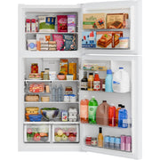 GE 30-inch, 19 cu. ft. Freestanding Top Freezer Refrigerator with Garage-Ready Performance GPS19KGZWW