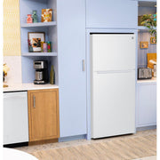 GE 30-inch, 19 cu. ft. Freestanding Top Freezer Refrigerator with Garage-Ready Performance GPS19KGZWW