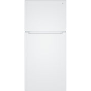 GE 30-inch, 21 cu. ft. Freestanding Top Freezer Refrigerator with Garage-Ready Performance GPS21KGZWW