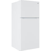 GE 30-inch, 21 cu. ft. Freestanding Top Freezer Refrigerator with Garage-Ready Performance GPS21KGZWW