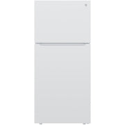 GE 30-inch, 21 cu. ft. Freestanding Top Freezer Refrigerator with Garage-Ready Performance GPS21KGZWW