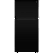 GE 30-inch, 21 cu. ft. Freestanding Top Freezer Refrigerator with Garage-Ready Performance GPS21KGZBB