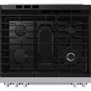 Samsung 30-inch, 6.0 cu. ft. Slide-in Gas Range with True Convection Technology NSG90H60DRAA