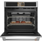 Café 30-inch, 5.0 cu. ft. Built-in Single Wall Oven with True European Convection CTS90DP2ZS1