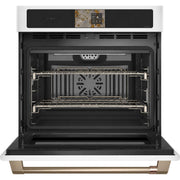 Café 30-inch, 5.0 cu. ft. Built-in Single Wall Oven with True European Convection CTS90DP4ZW2