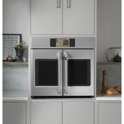 Café 30-inch, 5.0 cu. ft. Built-in Single Wall Oven with True European Convection CTS90FP2ZS1