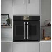 Café 30-inch, 5.0 cu. ft. Built-in Single Wall Oven with True European Convection CTS90FP3ZD1