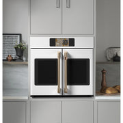 Café 30-inch, 5.0 cu. ft. Built-in Single Wall Oven with True European Convection CTS90FP4ZW2