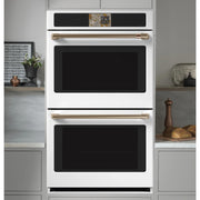 Café 30-inch, 10.0 cu. ft. Built-in Double Wall Oven with True European Convection CTD90DP4ZW2