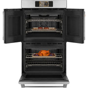 Café 30-inch, 10.0 cu. ft. Built-in Double Wall Oven with True European Convection CTD90FP2ZS1