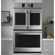 Café 30-inch, 10.0 cu. ft. Built-in Double Wall Oven with True European Convection CTD90FP2ZS1