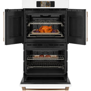 Café 30-inch, 10.0 cu. ft. Built-in Double Wall Oven with True European Convection CTD90FP4ZW2