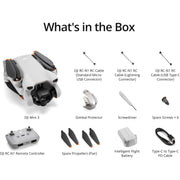 DJI Mini 3 Photography Drone and DJI RC-N1 Remote Controller Bundle