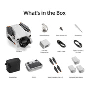 DJI Mini 3 Drone Quadcopter Fly More Combo Kit + RC Smart Remote + Accessory Bundle