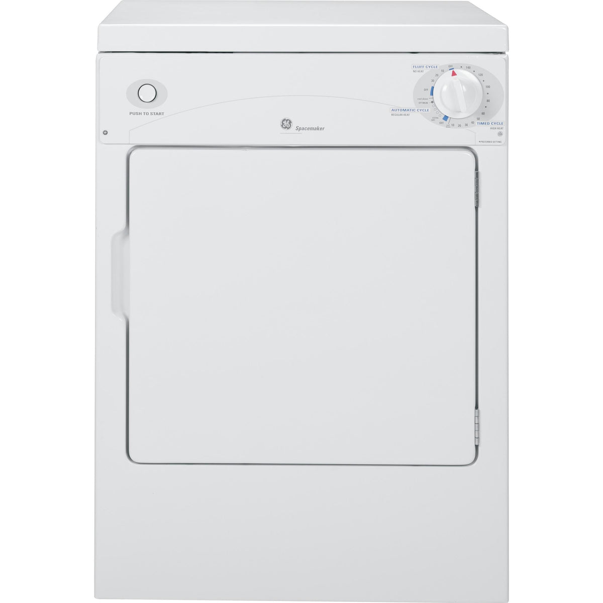GE 3.6 cu. ft. Electric Dryer DSKP333ECWW