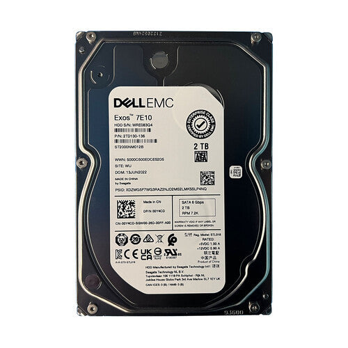 Dell 0Y4CD (Seagate ST2000NM012B) Internal Hard Disk Drive