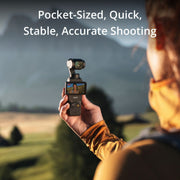 DJI Osmo Pocket 3 Creator Combo 4K 120fps Handheld Gimbal with 64GB Case Bundle
