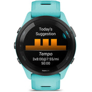 Garmin Forerunner 265 GPS Smartwatch, Aqua/Black