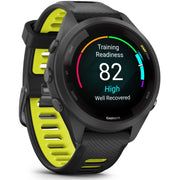 Garmin Forerunner 265S GPS Smartwatch, Black/Amp Yellow