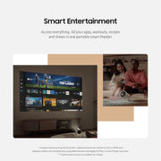 Samsung QN98Q80CA 98" QLED 4K TV (2023) Bundle with The Freestyle Projector and Backpack