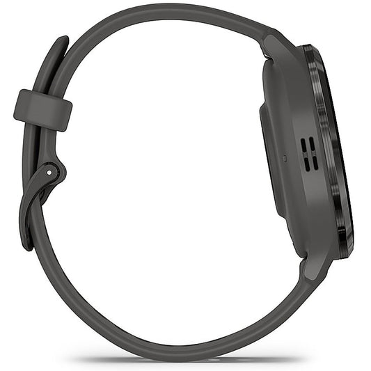 Garmin Venu 3S Health Fitness GPS Smartwatch Steel Bezel with Pebble Gray Case (41mm)