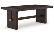 Burkhaus Mesa de Comedor Rectangular con Extensión con 6 Sillas
