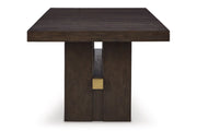 Burkhaus Mesa de Comedor Rectangular con Extensión con 6 Sillas