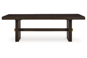 Burkhaus Mesa de Comedor Rectangular con Extensión con 6 Sillas