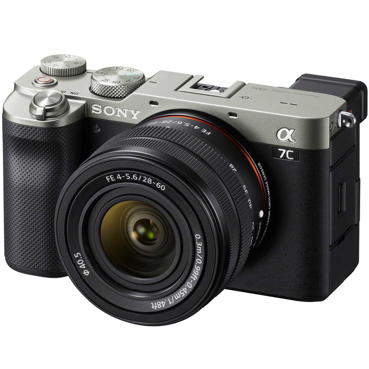 Sony a7C Full Frame Mirrorless Alpha Camera Body + 28-60mm Lens Kit ILCE-7CL/S Silver