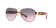 Coach HC7059 Sunglasses - Gold Purple-Purple Confetti/Grey Purple Gradient