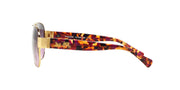 Coach HC7059 Sunglasses - Gold Purple-Purple Confetti/Grey Purple Gradient