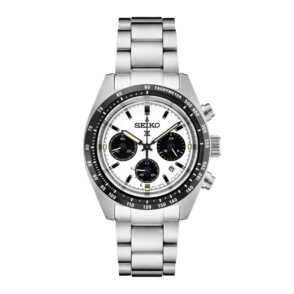 Seiko Prospex Men™ 39mm Silver-Tone Bracelet Watch - White Dial