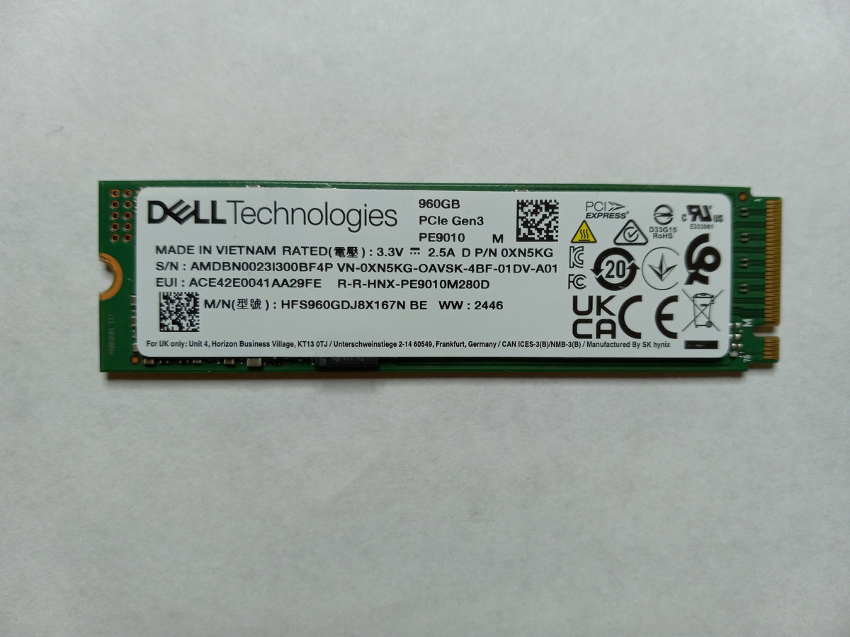 Dell XN5KG PE9010 Series 960 GB Solid State Drive
