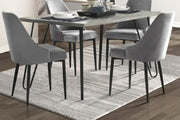 Keene Mesa de Comedor con 4 Sillas
