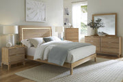 Groovings Cama, Gavetero con Espejo & Mesa de Noche