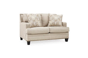 Claredon Linen Loveseat