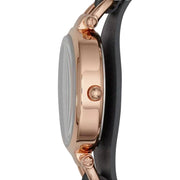 Fossil Georgia Women's 32mm Quartz Watch with Leather Strap - Gray