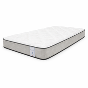SilverRest Backsaver Twin Size Mattress - White/Gray