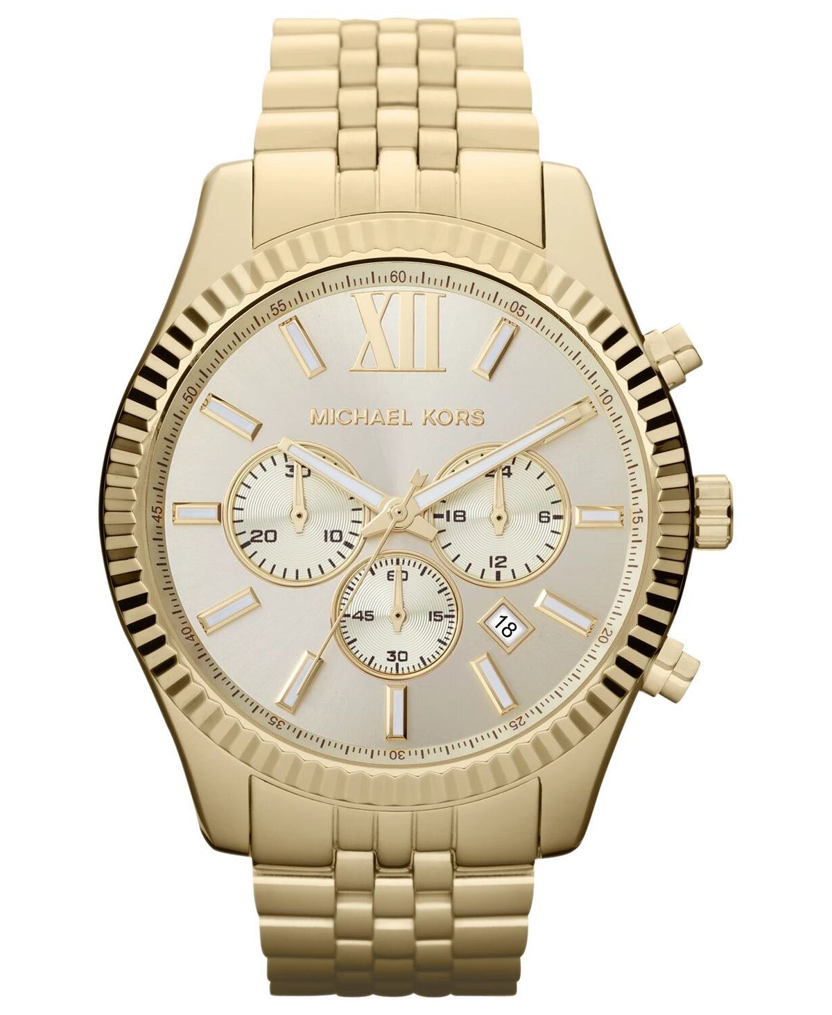 Michael Kors Lexington Men's Gold-Tone Watch
